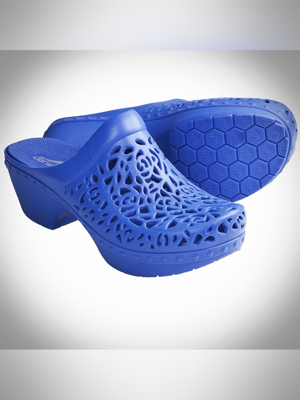 Dansko Pippa Molded Clogs in Blue Sz 6